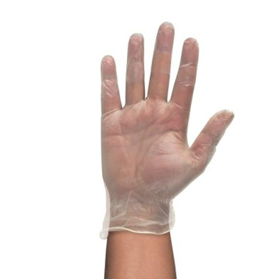 guantes vinilo transparentes